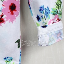 2015 Summer style New Fashion Icon Girls outfits Chiffon coat Vest Floral Pants clothing sets all