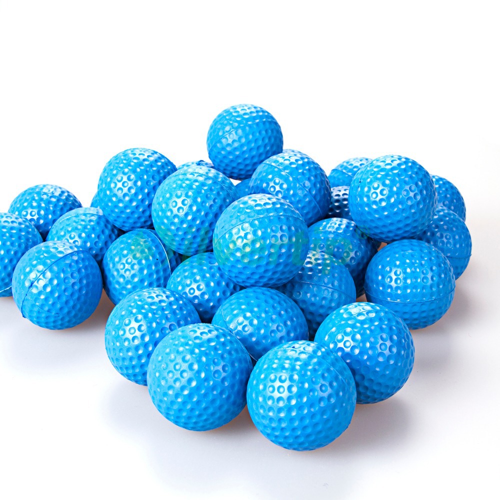 FreeShippingNew30PackBluePUFoamGolfBallSpongePetBalls