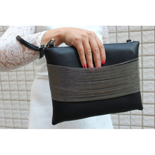 100% quality factory sale new 2015 casual day evening clutch bags shiny chain PU leather clutches women handbag shoulder bag