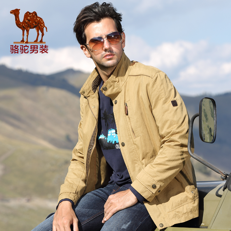 Camel camel for men's clothing 2014 autumn for camel casual jacket male jacket outerwear D4F154290