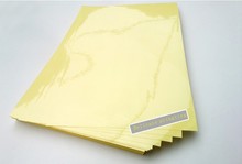 A4 blank white coated glossy self-adhesive label sticker A4 label paper can be printed by laser/inkjet printer