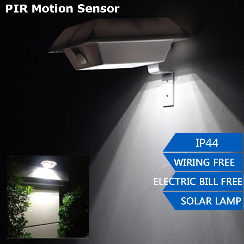 PIR Motion Sensor 150LM Super Bright Solar LED Outdoor Gutter Light Waterproof Garden Fence Wall Yard Path Security Lamps Series PIR Motion Sensor 150LM Super Bright Solar LED Outdoor Gutter Light Waterproof Garden Fence Wall Yard Path Security Lamps Series
