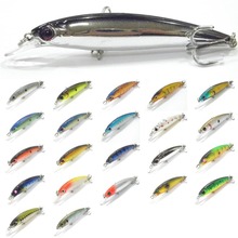 wLure Fishing Lure Minnow Crankbait Hard Bait Epoxy Coating Jerkbait Weight Transfer System Over 20 Colors