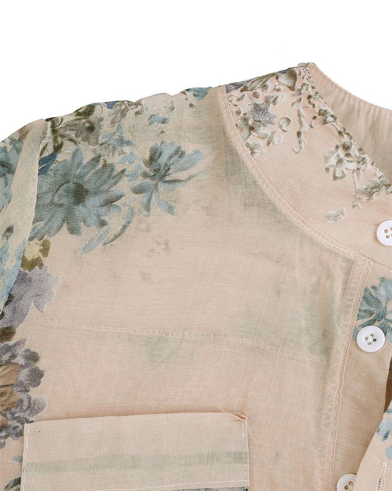 Zanzea Fashion Blusas Femininas 2018 Summer Women Blouses Blouse Casual Floral Print Long Blouse Tops Shirt Plus Size 5XL aeProduct.getSubject()