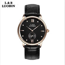 Fashion men and women s business casual wristwatch rose goldren diamond dial watch with calendar small
