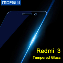 XIAOMI REDMI 3 glass 5 inch mofi original redmi3 tempered glass HD 9H curve glass for redmi 3 0.26 MM