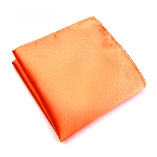 Orange-New-Arrival-Male-Mens-Silk-100-Pocket-Square-Solid-Color-Towel-Handkerchiefs-Tower-Snot-rag-Hanky