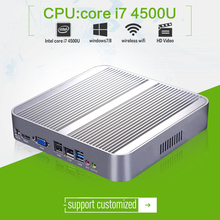 High performance with 8G RAM 320G HDD WIFI window7 embedded office mini computer for X26-I7 4500U dual-core mini pc desktop