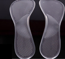 Lady high heel shoes summer plantillas gel insoles 3/4 anti slip feet care health orthopedic insoles arch new free shipping