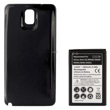 High Quality Mobile Phone Battery Cover Back Door for Samsung Galaxy Note III / N9000 6800mAh Replacement(Black)