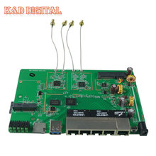 1200Mbps MT7621A Chipset Gigabit LAN/Wan Port AC WiFi Router board OpenWRT Firmware With PCI-E ,SATA3.0