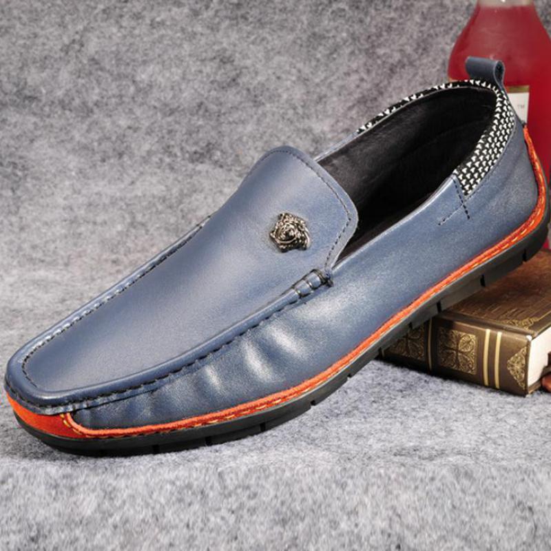 2015 Men Leather Casual Shoes,Full Grain Leather Slip-on Driving Loafers,Mens Loafers Shoes,Chaussure Homme,Zapatos Hombre