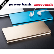  high capacity Power Bank 20000mAh USB External Mobile Backup Powerbank Battery for iPhone iPad mobile