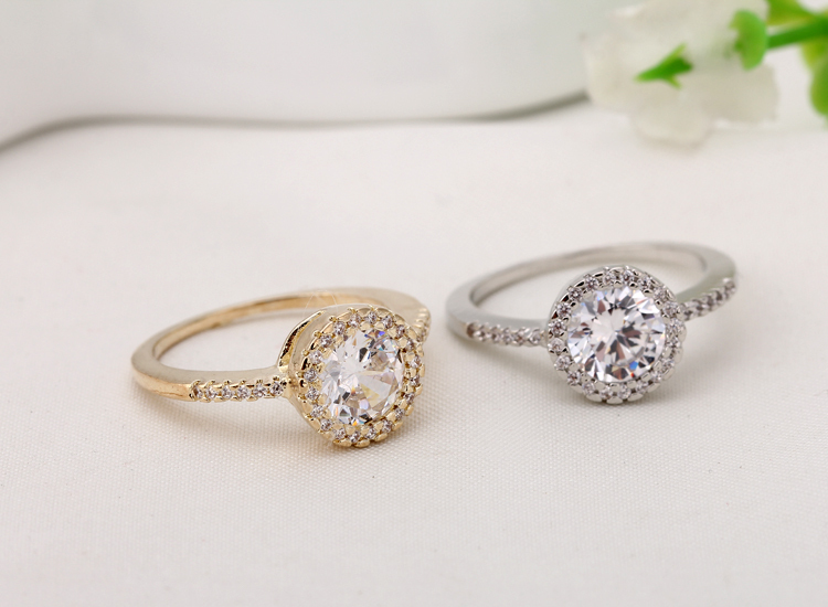 high quality fashion jewelry gold white gold plated round cubic zirconia engagement wedding rings wholesale - High Quality Cubic Zirconia Wedding Rings high quality fashion jewelry gold white gold plated round cubic zirconia engagement wedding rings wholesale - High Quality Cubic Zirconia Wedding Rings