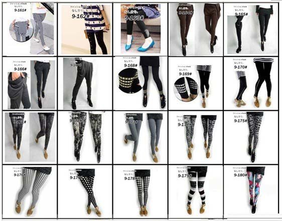 East Knitting FREE SHIP+Wholesale 5pc/lot SED-063 Shiny Metallic High Waist Black Stretch Leather Leggings/Tights/Pants S/M/L