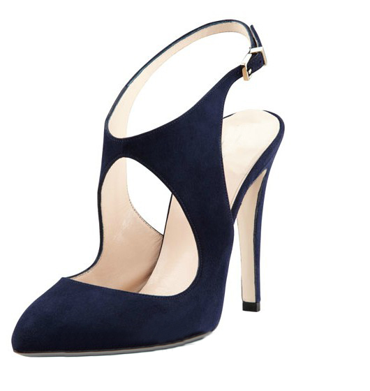 Women's navy dress sandals
