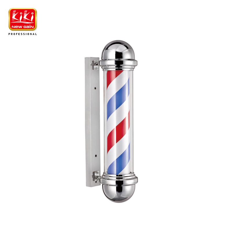 steel Barber Pole with lamp.beauty Salon Equipment.Barber Sign.barber ...