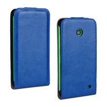 Retro Stylish Style Crazy Horse Leather Flip Case For Nokia Lumia 630 635 636 638 N630
