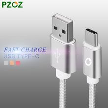 PZOZ New 1m USB Type-C Sync Data Charger Cable for Letv le1 Pro MAX 1s Smartphone xiaomi 4c