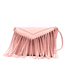 2015 New Fashion Tassel Mini Women Bags Ladies Small Casual PU Leather Fringe Satchel Crossbody Messenger
