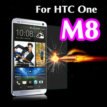 Ultra Thin 0.3mm 2.5D 9H Explosion Proof Premium Tempered Glass Screen Protector Anti-scratch Protective Film For HTC One M8