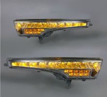 Free shipping Car styling Exact Fit Altima Switchback LED Daytime Running Lights Turn Signal Lamps