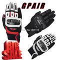 GP AIR MOTO Alpine Motorcycle Racing Gloves Top Leather Black Red White Motocross Motorbike Guantes Urban