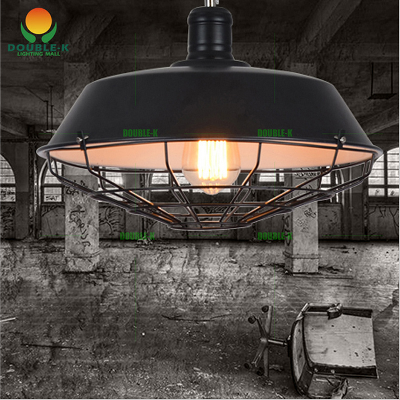 Vintage Chandeliers Lamp 36cm/46cm Metal Pendant Lampshade Warehouse