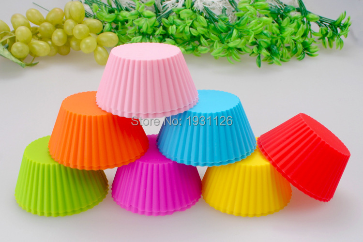 round silicon cake moulds