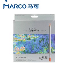 Marco Drawing Pencils 72 48 36 24pcs Colored Pencil lapis de cor School Supplies well packaged Painting Pencil