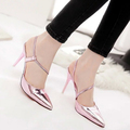 Elegant Sexy High Heel Sandals 2016 New Hot Summer Sandals Women Shoes High Heeled Ankle Strap