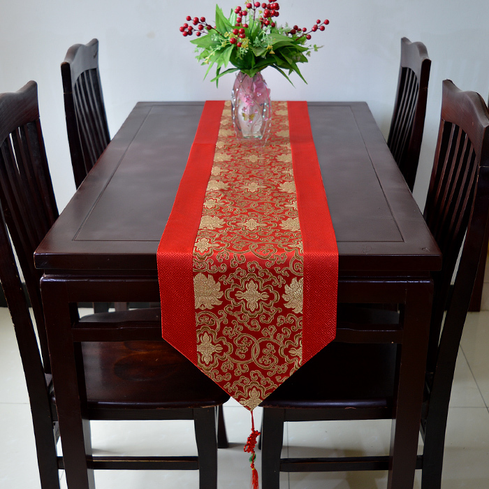 Extra Long Classic Chinese knot Christmas Table Runners ...