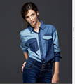 2016 hot women clothes patchwork denim shirt jeans shirt loose female spring autumn jeans dress vestidos