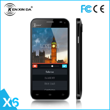 Kenxinda Brand smartphone  X6 5.0 inch Quad core MTK6582 Android 4.4 3G WCDMA GPS  dual SIM dual standby 1G RAM 8G ROM
