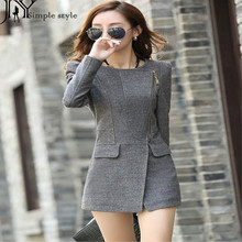 JY.High Quality Winter Women’s Cashmere Wool Coat Casual Slim Long Clothing Zipper Jacket Tops Fashion Womens Jackets & Coats
