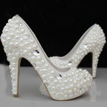 Evening Anniversary party Outfit Dress shoes Amazing 2 Inches Wedding Bridal Shoes bridesmaid shoes formal dress shoes