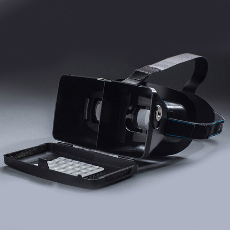 3D Video Glasses 200'' Virtual Reality VR Box Mobile Phone Glasses For I