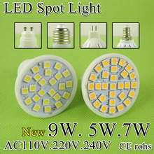 A++Bright MR16 LED Lamp LED Spotlight 5W 7W Bombillas E27 E14 GU10 GU5.3 Spot light Lampada LED Bulb E27 110V 220V Lampara