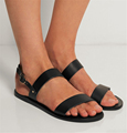Sandals Genuine Leather New Shoes Woman High Heel 1CM EUR Size 30 46