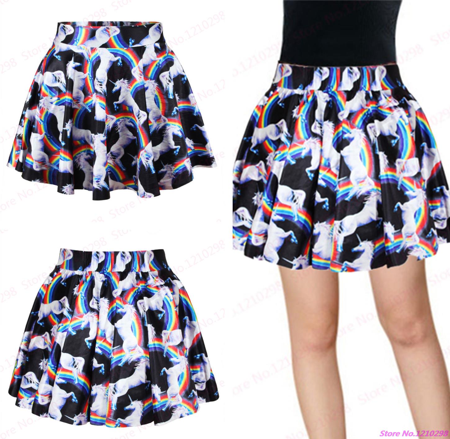 New Unicorn Tennis Skirts Women Elegance Women Pleated Skirts Summer Miniskirt Pettiskirt Gym Fitness Mini Skirts