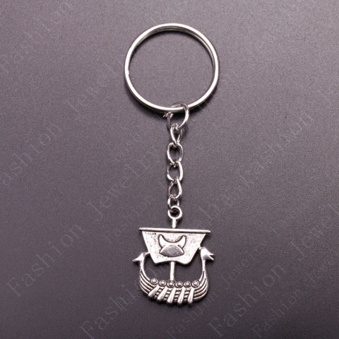 Fashion-keychain-Personalized-Alloy-Boat-key-shape-pendant-Key-Chain ...