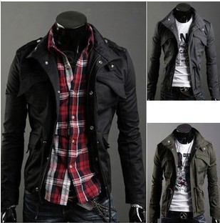 Men's Spring and Autumn Korean Slim Men's casual jacket men jacket coat jacket frock trade sale