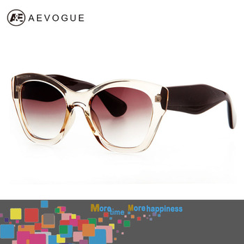 Aevogue новые бабочки марка очки мода солнцезащитные очки женщины горячая распродажа солнцезащитные очки высокое качество óculos UV400 AE0187
