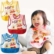 Lunch bibs baby boys girls Infants cartoon characters large bibs waterproof baby bibs burp cloths for children self feeding care