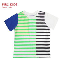 FIRS KIDS Top quality boys t shirt kids toddler shirt boy big boys clothing cotton striped children’s T-shirts-40