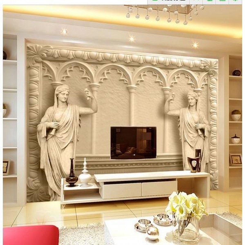 papel de parede para quarto Customize wall paper papel de parede European luxury villas 3D TV backdrop 3d wallpaper