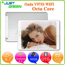Original Onda V975S Allwinner A83T Octa Core Android 4.4 Tablet PC 1GB RAM 16GB ROM Camera 2MP WIFI Bluetooth 9.7” IPS Screen