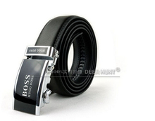 luxury Men women real leather strap male genuine leather belts automatic buckle smooth black belt with tags and box