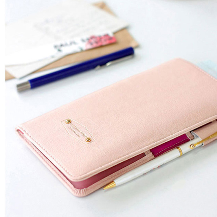 Fashion Women Men Travel Ticket Container Passport Cover Card Case Holder Multi function Faux Leather Passport
