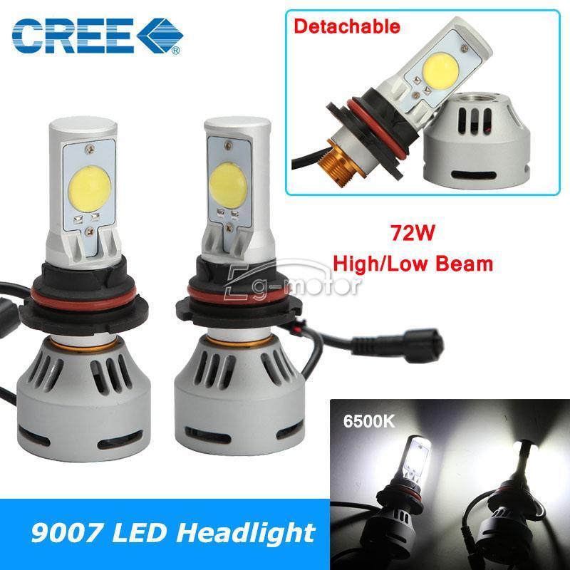 2X 3200LM 36W 6500K Head Lamps Light CREE LED Headlight Bulbs Kit 9007 SALE